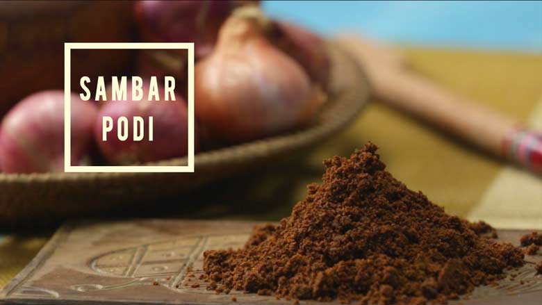 Spicy Sambar Podi at Home