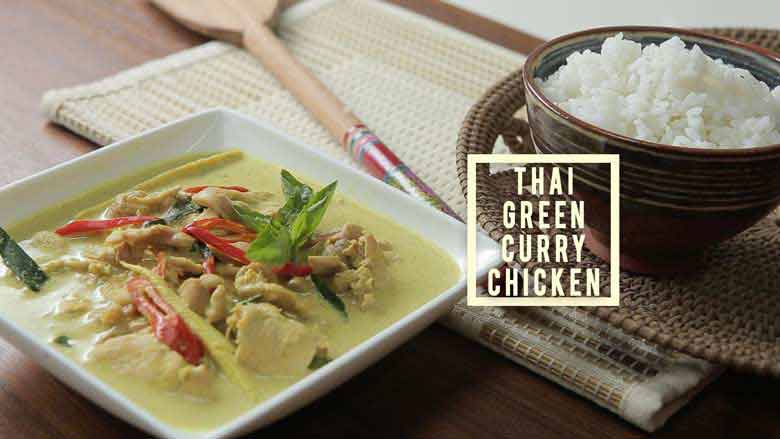 Spicy Thai Green Curry Chicken! Fragrant and Creamy 🌶️