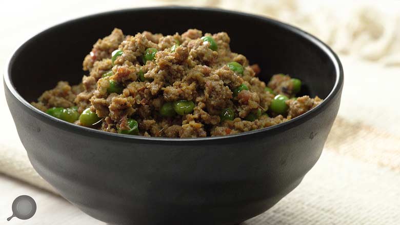 Spicy Keema Mattar Chettinad Style