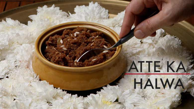 Atte Ka Halwa Recipe | Aata Halwa | Whole Wheat Halwa Recipe