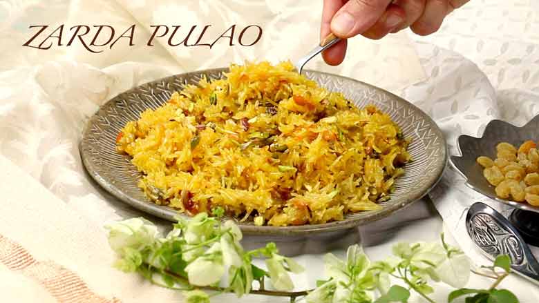 Sweet Rice Recipe | Zarda Pulao Recipe | Meethe Chawal