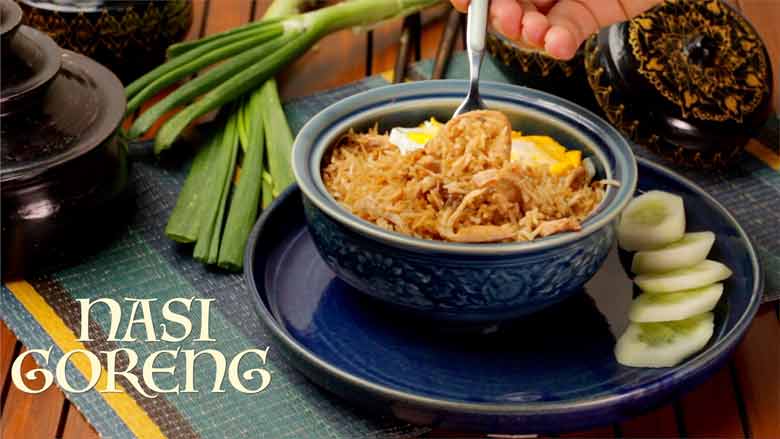 Nasi Goreng Recipe | Chicken Fried Rice | Indonesian Style Fried Rice