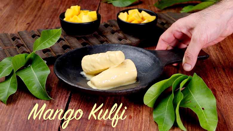 Mango Kulfi Recipe | Easy Homemade Kulfi with just 4 Ingredients
