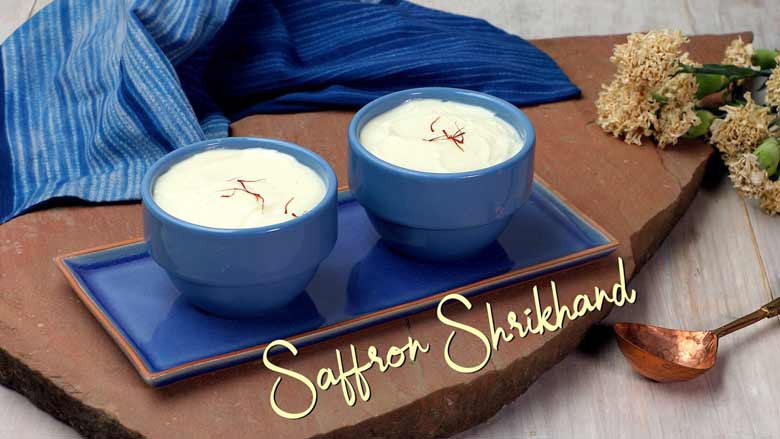 Saffron Shrikhand Recipe | Kesar Shrikhand