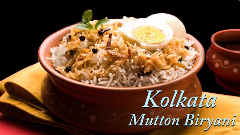 Kolkata Biryani Recipe | Easiest Kolkata style Mutton Biryani recipe