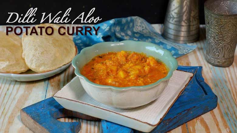 Dilli Wali Aloo | Delhi Style Aloo Curry | Easy Potato Curry