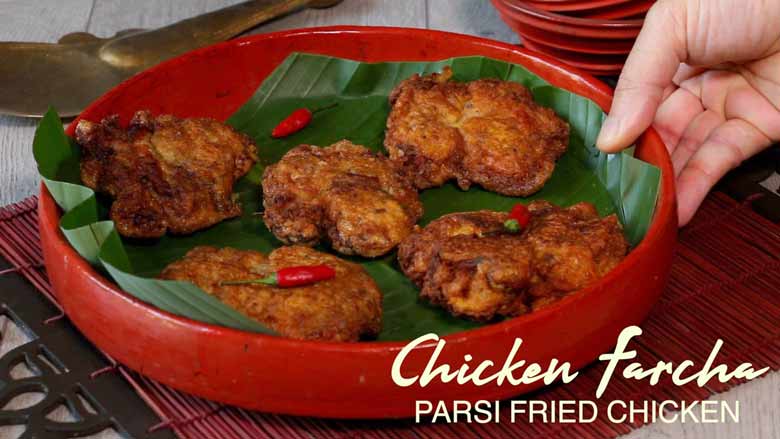 Chicken Farcha | Parsi Style Crispy Fried Chicken | Marghi Na Farcha